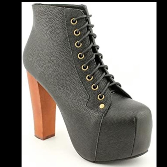 Jeffrey Campbell Shoes - Jeffrey Campbell Lita Pebbled Platform Shoe